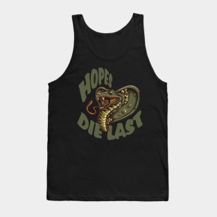 Hopes die last SNAKING COBRA SNAKE Tank Top